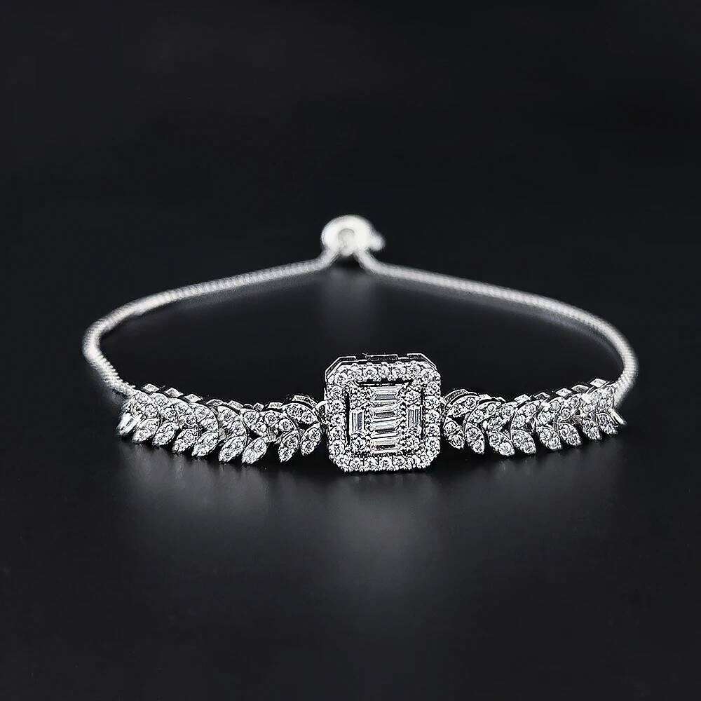 2024 New Arrivals Unique Design silver color Bracelet Bangle for Women party gift drop shipping S029 Z260313