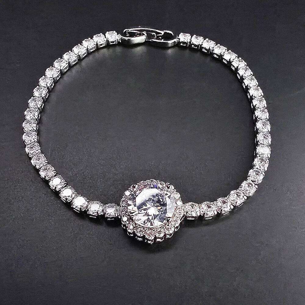 2024 new fashion princess bracelet bangle for women anniversary gift jewelry wholesale s8242 Z260313