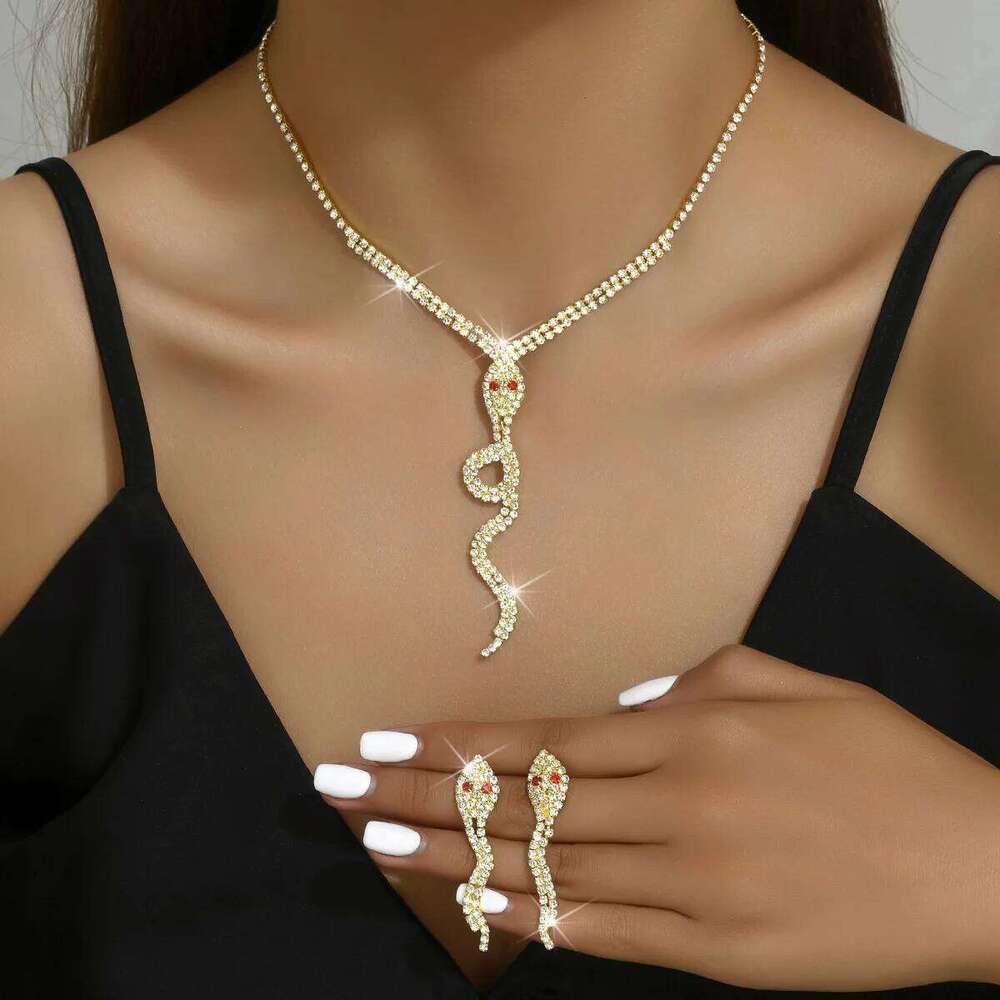 Women's fashion claw chain series design earrings, necklaces, sets, light luxury style high-end jewelry sets Z260313