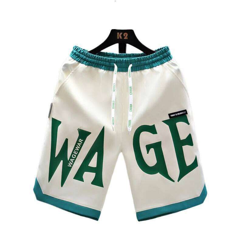 Vibrant Lettering Graphic Eye-Catching Running Shorts Men's Summer Streetwear Casual Jogging Sport Dry Gym Sports Z260314