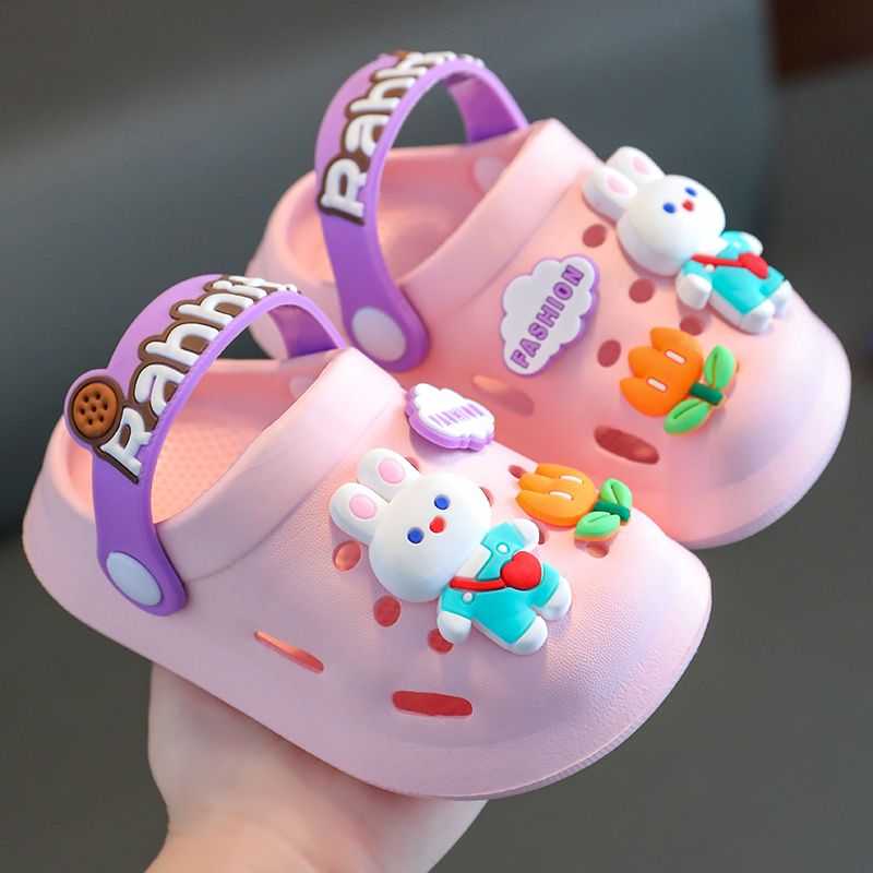 Flip Flops For Children Toddler Kids Summer Beach Shoes Girls Cartoon Home Slippers Swimming Boy Infant Sandals Slides Baby Free shipping