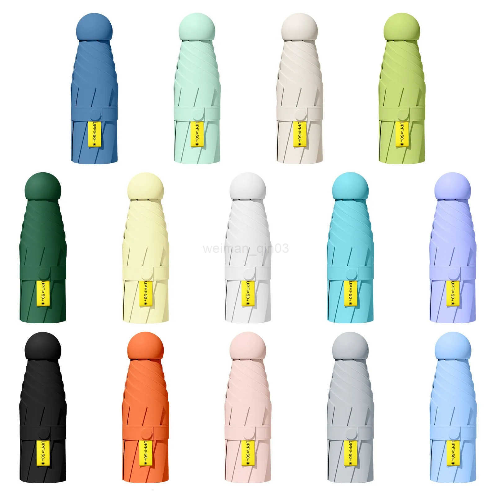 Sun Umbrella Portable Mini Umbrella Sun Protection UV Protection Capsule Umbrella Parasol with Box Uv Folding Pocket Umbrella H260314