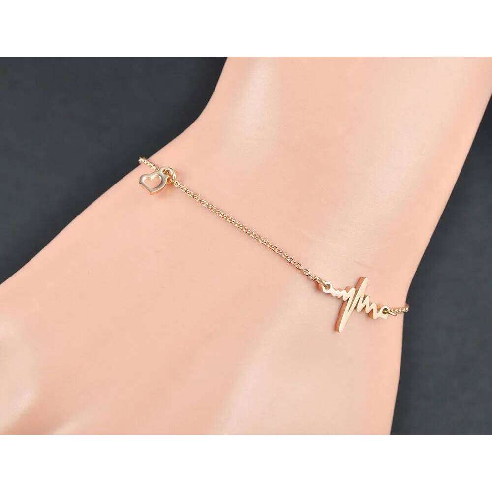 Lokaer Simple Single Chain Bracelet for Women Heartbeat Charm CZ Fashion Versatile Female Hand Jewelry Wholesale B17031 Z260313