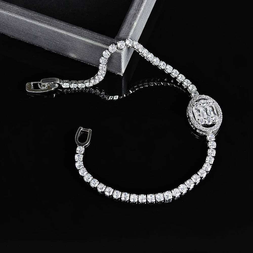 Moonso Arrival Trendy Silver Color Oval Bracelet Bangle for Women Anniversary Gift Free Shipping Items S8248 Z260313