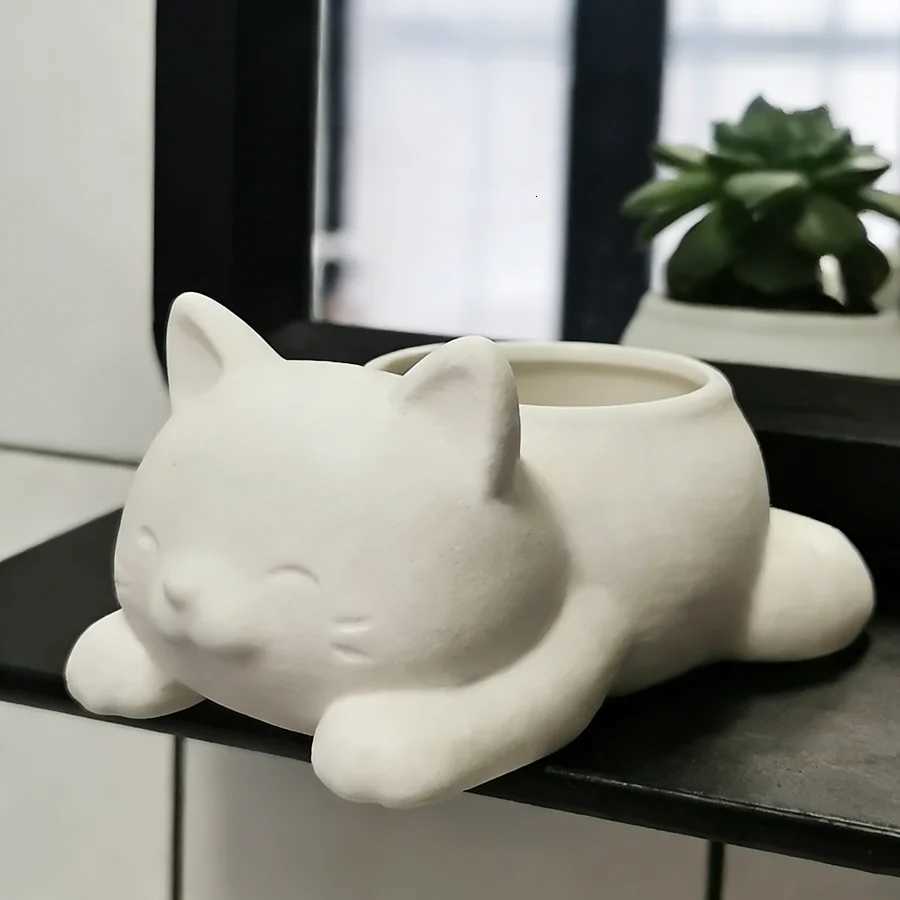 Cute Animal Succulent Planter Garden Sculpture Pot Creative 3D-Printed Gift for Nature Lovers Suitable for Friends and Family Y260314