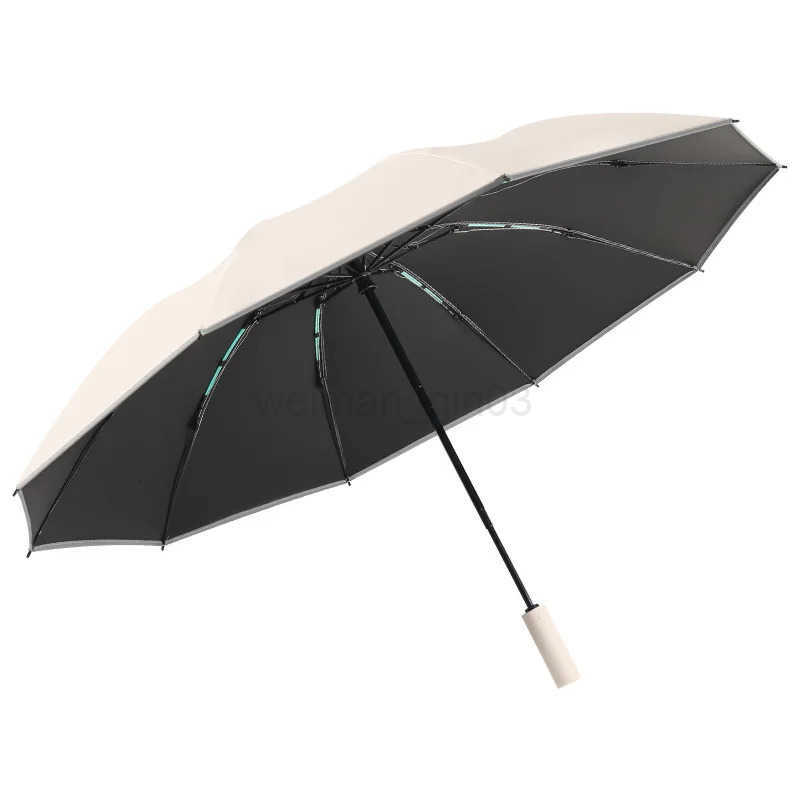 Automatic Reverse Folding Umbrella UV Blocking Sun Umbrella for Men Women 8K/10K 32/40 Bones Windproof Parasol H260314
