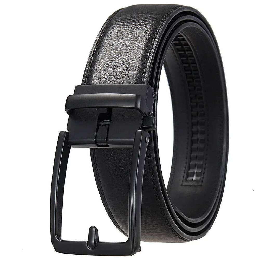 3.5cm Black Brown Men Real New Fashion Automatic Buckle Business Affairs Casual Belt Genuine Leather Luxury Z260226
