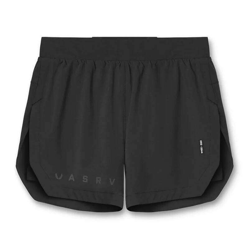 Men's Summer Sports Fashion Brand Quick Dry Double Layer Casual Shorts Outdoor Running Fitness Basketball Pants Z260314
