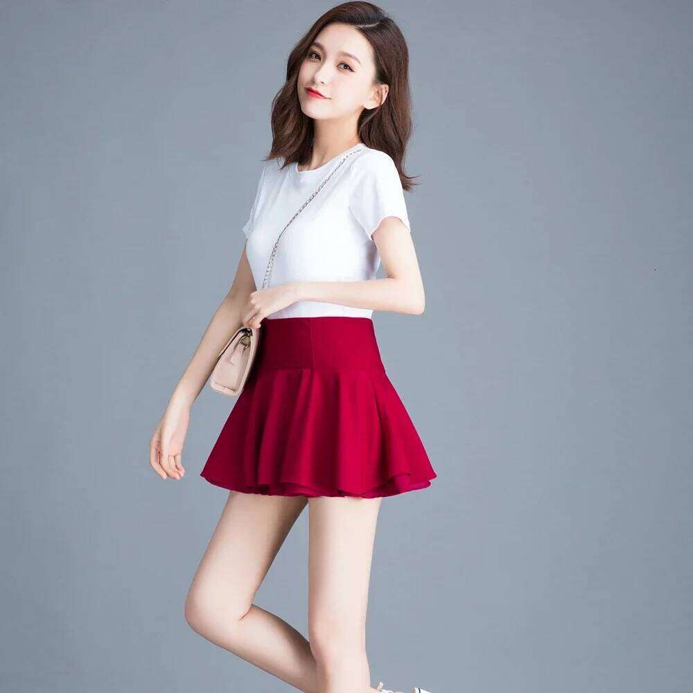 Kawaii Skirt Women Fashion Party Cocktail Mini Ladies Summer Skater Casual Daily Tennis Korean Style Z260314