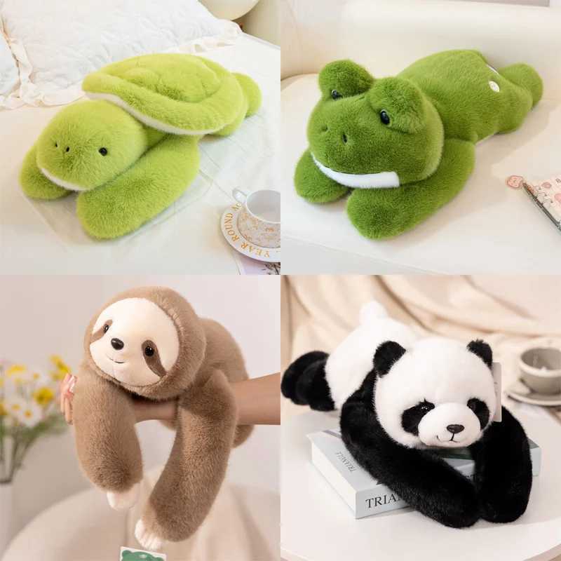 50/60/65cm Long Arm Stuffed Animal Arm Weighted Soft Plush Pillow Raccoon Koala Bear Sloth Dinosaur Gift for Boys and Girls Y260314