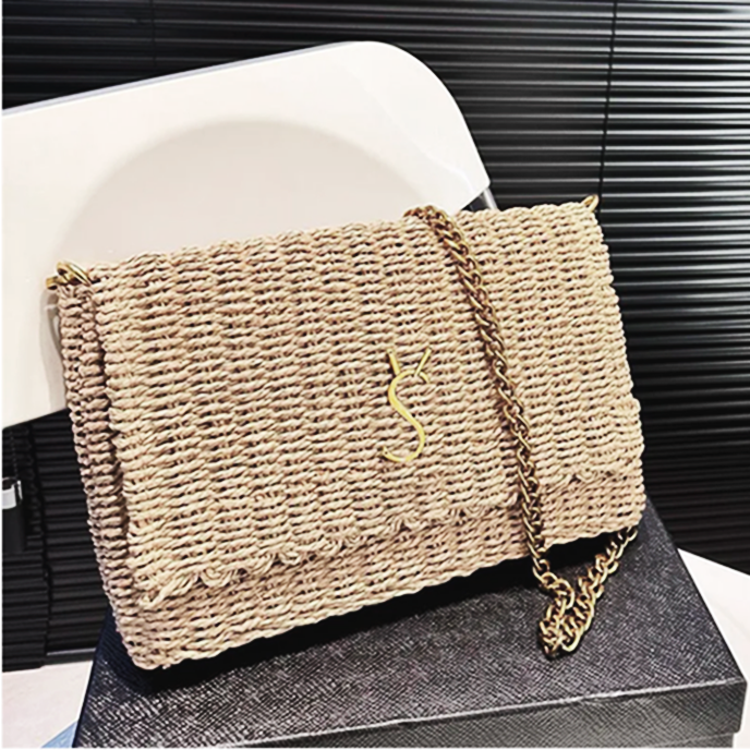 10A Lafite Grass Series Designer bag luxury bag Hobo women icare series beach bag tote bag grass woven shopping bag beach shoulder shopping bag hollowed out weaving