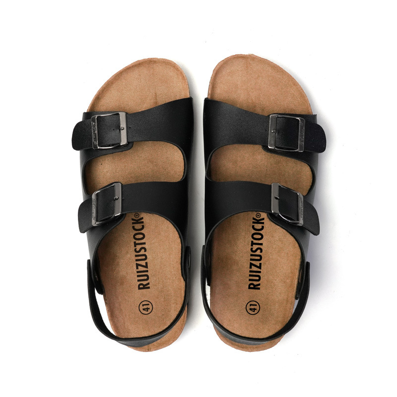 RUIZUSTOCK 2026 summer hot breathable casual flat slippers fashionable and versatile retro classic beach shoes sandals for men and women