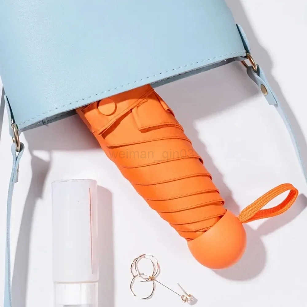 Lightweight travel mini umbrella UV-resistant capsule umbrella 50 off ultra-light sunshade umbrella portable H260314