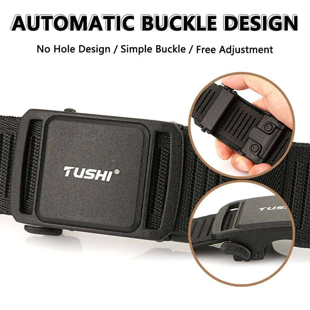 TUSHI New Men's Elastic Belts Unisex Casual Woven for Men Outdoor Training Work with Jeans Belt of Women Accessories Z260226