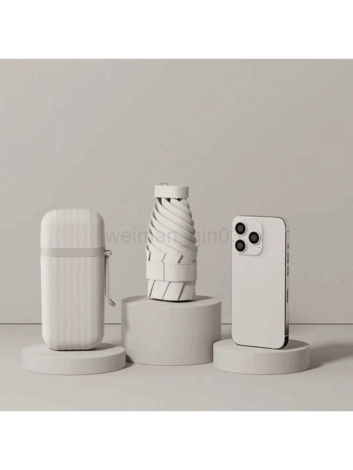 Portable capsule umbrella easy to carry and store for travel waterproof and UV resistant multifunctional folding umbrella H260314