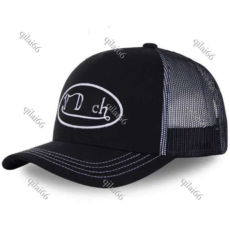 Von Designer Dutch hat cap for women mens Vondutchhats Luxury Usa High Street Trucker Hats Baseball Golf Travel Party Hip Hop Sun Protection Snapback Adjusta qilai66