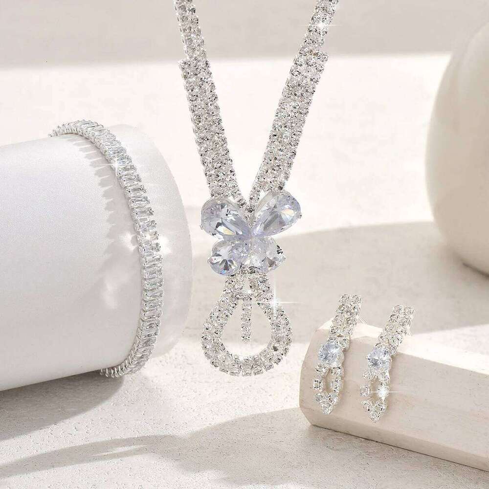 4/3/1PC Women's Fashion Exquisite Claw Chain Hollow Design Earrings, Necklace, Bracelet Set Wedding and Holiday Gifts Z260313