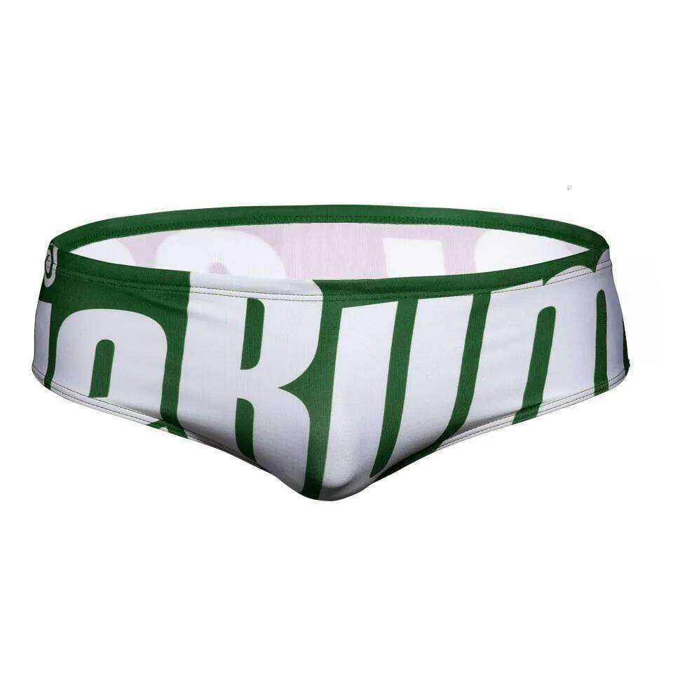 Men Sexy Letter Swimwear Swim Trunks Beach Surfing Shorts Swimming Briefs Z260314