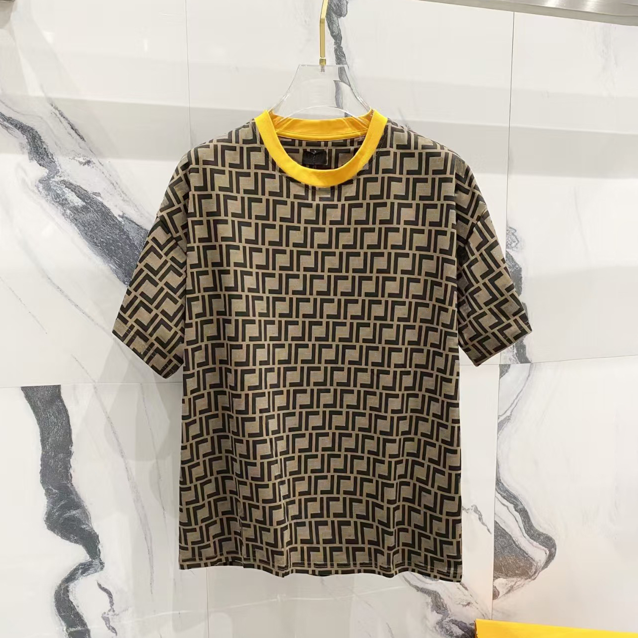 High quality designer, men's T-shirts and polo shirts, T-shirts, 2026 new pure cotton round neck T-shirts, polo shirts, summer casual tops