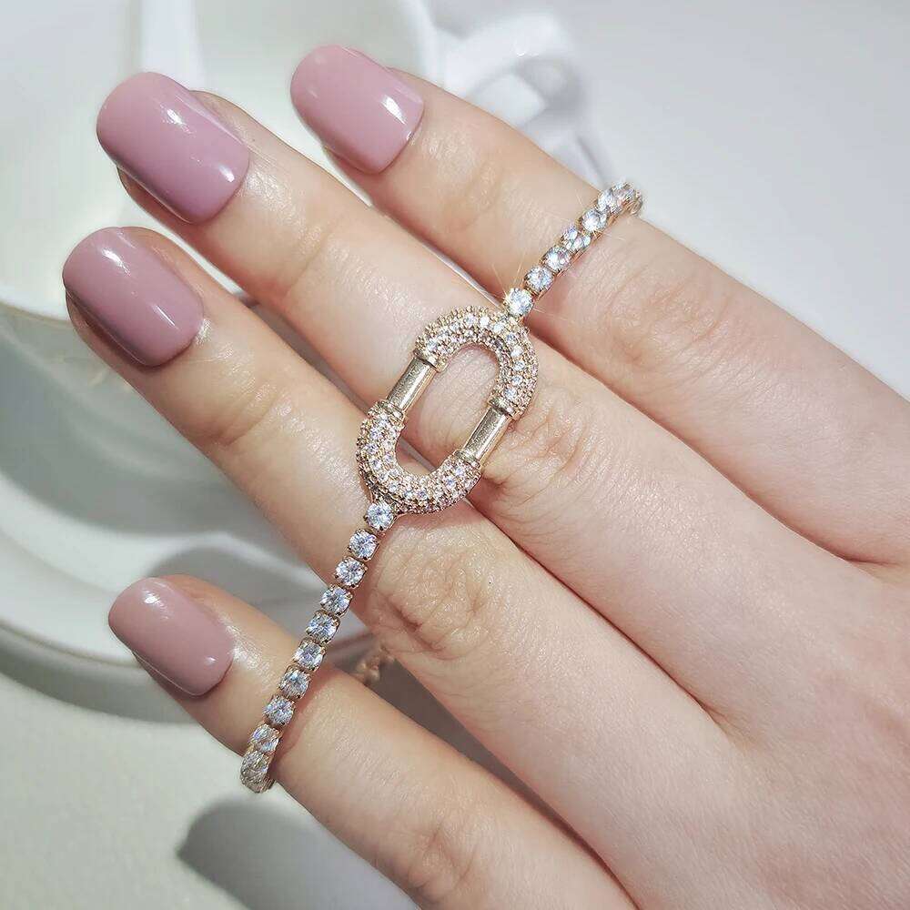 2024 New fashion princess bracelet bangle for women anniversary gift jewelry wholesale s8424 Z260313