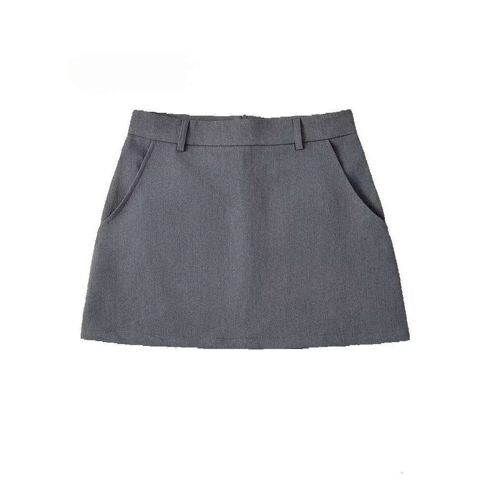 Willshela Women Fashion Solid Back Zipper A-Line Mini Skirt Vintage High Waist Female Chic Lady Skirts Z260314