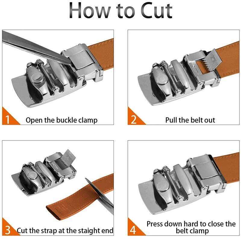 Plyesxale Red Black Light Brown For Men Cowhide Mens Genuine Leather Dress Belt Automatic Buckle Formal Belts Male B272 Z260226