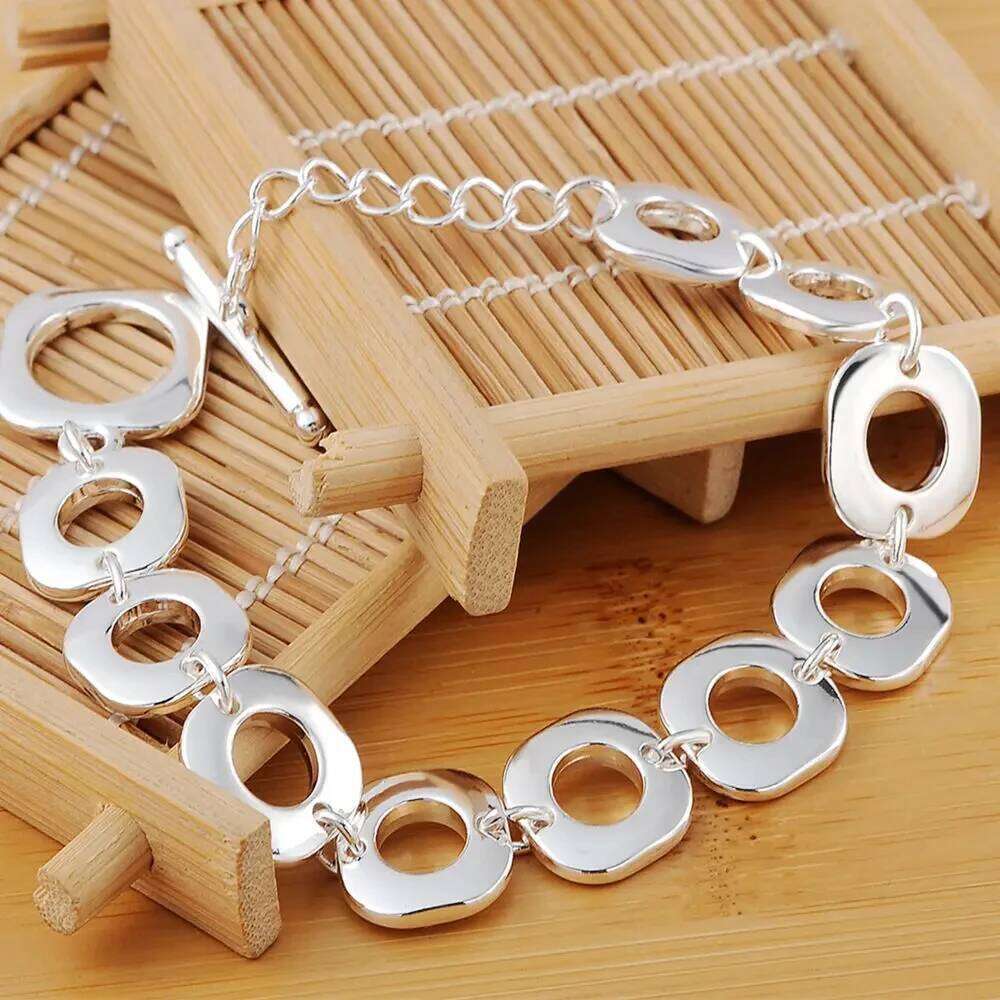 fashion design 925 Sterling Silver Bracelets for women Men Jewelry high quality factory price popular Gifts Z260313