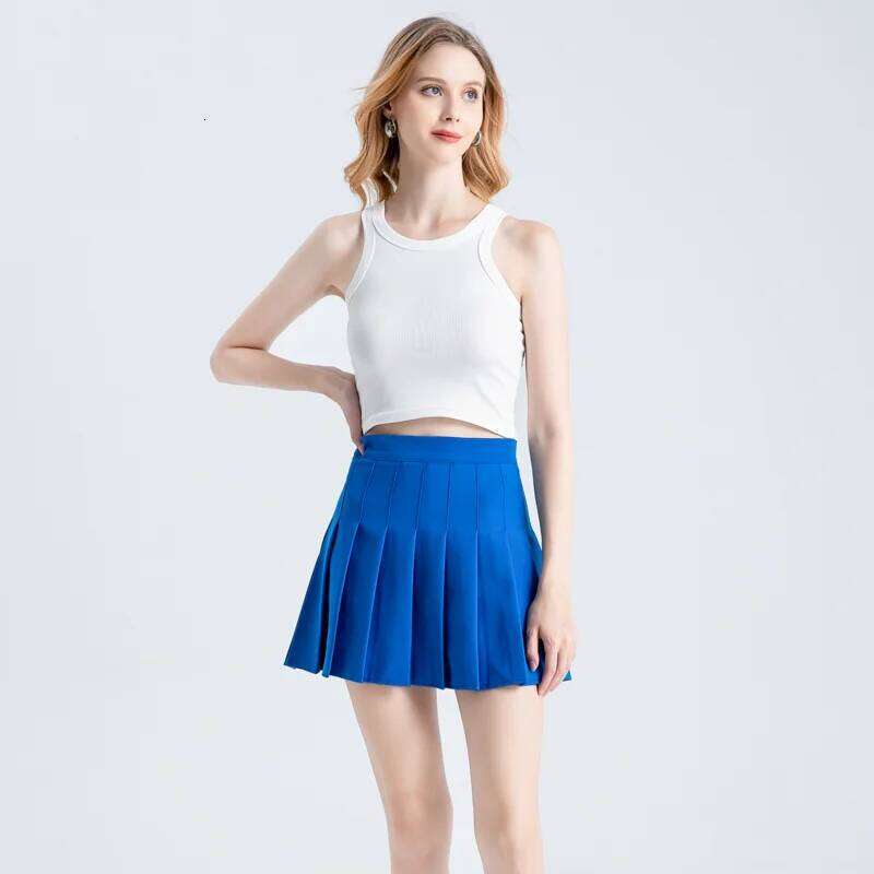 Women's Skirt Summer Clothes Pink Korean Style Preppy School Uniform For Girls Black Pleated Mini Tennis Skirts With Shorts Z260314