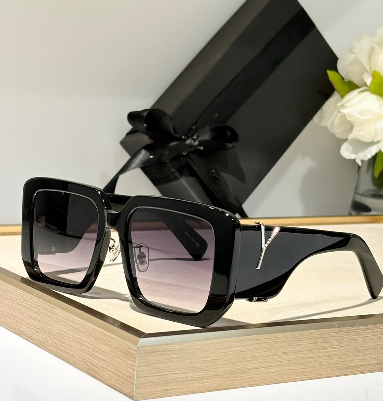 Designer Brand Sunglasses designer Rectangle Sunglass High Quality Square eyeglass Women Men Glasses Womens Sun glass UV400 lens Unisex With YY
