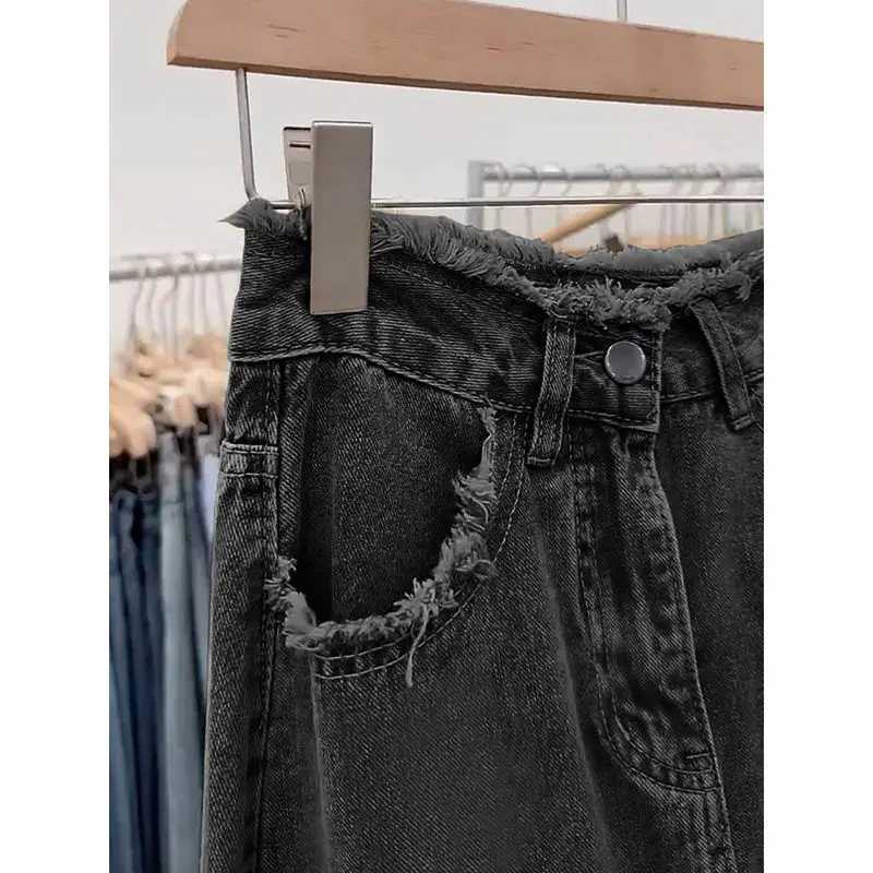 High Waist Slit Denim Mini Skirt Womens Hot Sale Of The Season New Summer A- Line Skirt Bodycon Half Skirt Small Size Pear Sh M260314