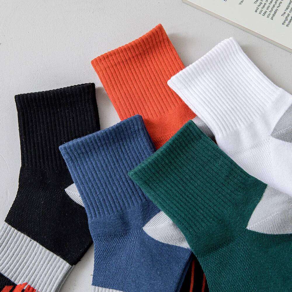 Men's Ankle with Cushion Athletic Running Socks Breathable Comfort 5 Pairs Lot Sports Sock for men Z260314