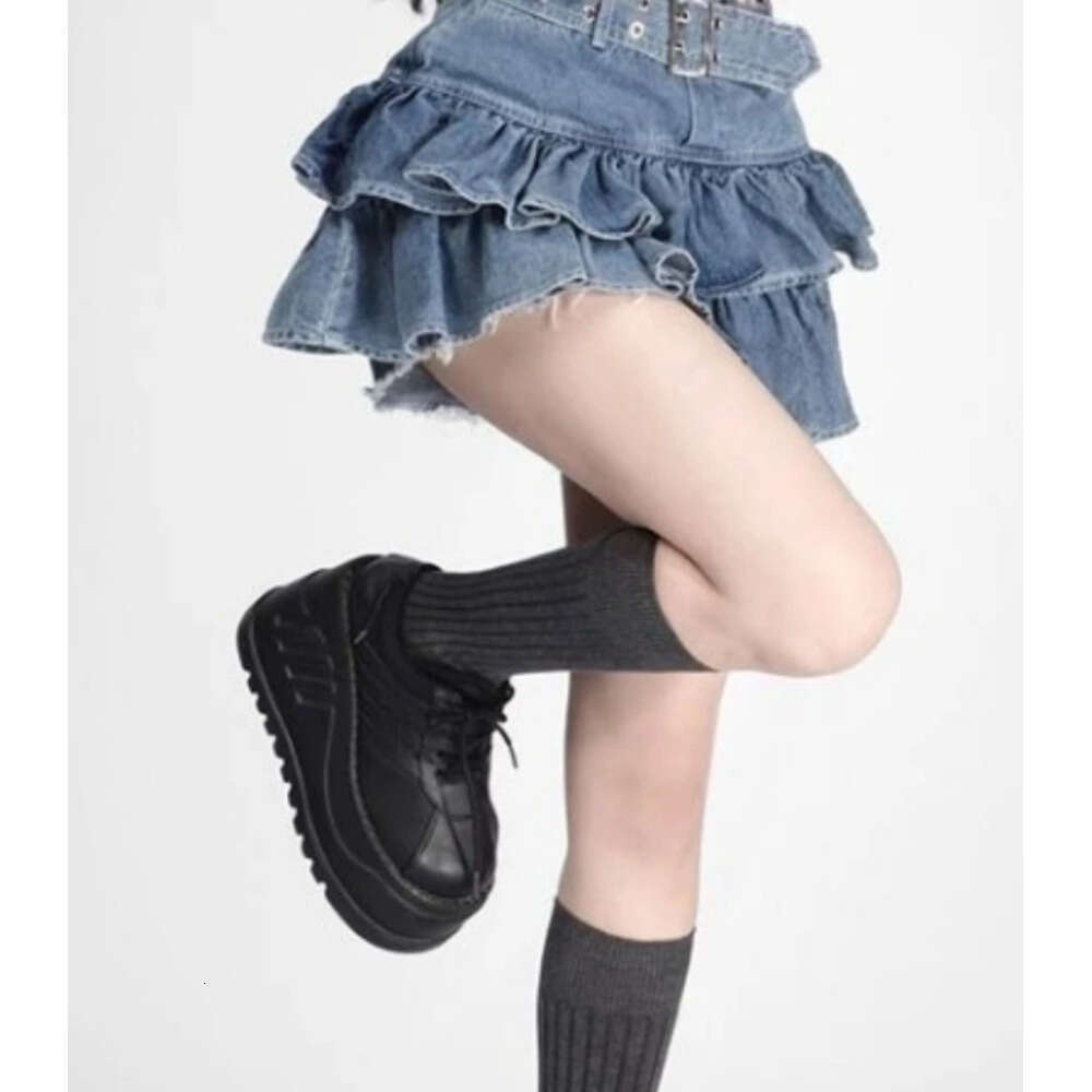 Sweet Denim Skirts Women 2025 Faldas Mujer De Moda High Waist A-line Ruffles Jupe Fashion Korean Saia Casual Summer Mini Skirt Z260314