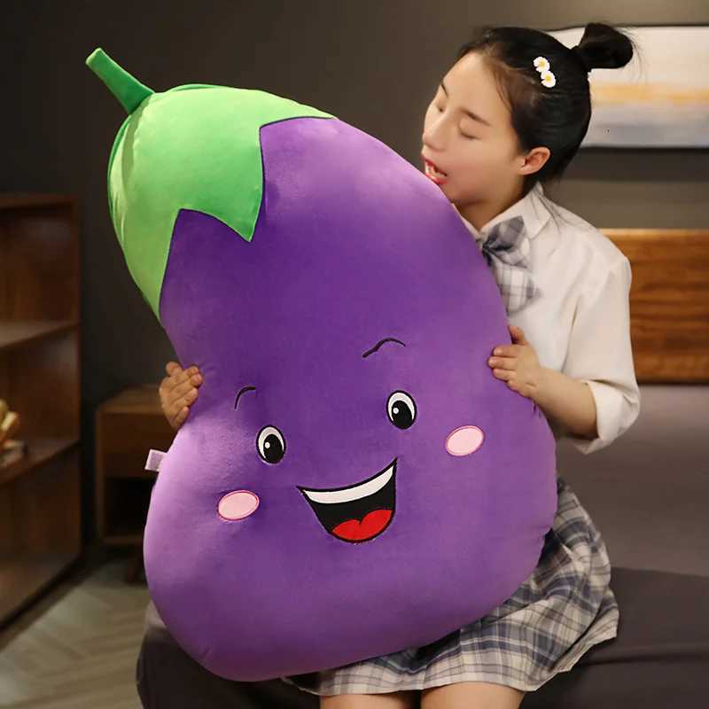 New Cartoon Smile Carrot chili corn Plush toy Cute Simulation eggplant Carrot Pillow Dolls Stuffed Soft Toys for Children Gift Y260314