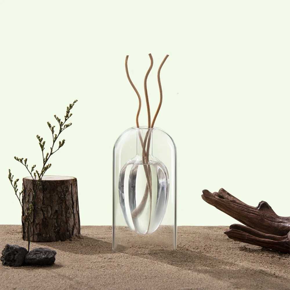 Minimally Designed Flameless Aromatherapy Bottle Diffuser Empty Bottle Glass Ornament Nordic Style Home Decor Birthday Gift Y260314