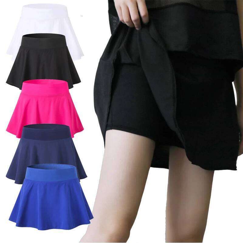 2020 Sports Skorts Fitness Short Badminton breathable Quick drying Women Sport Anti Exposure Tennis Skirt Z260314