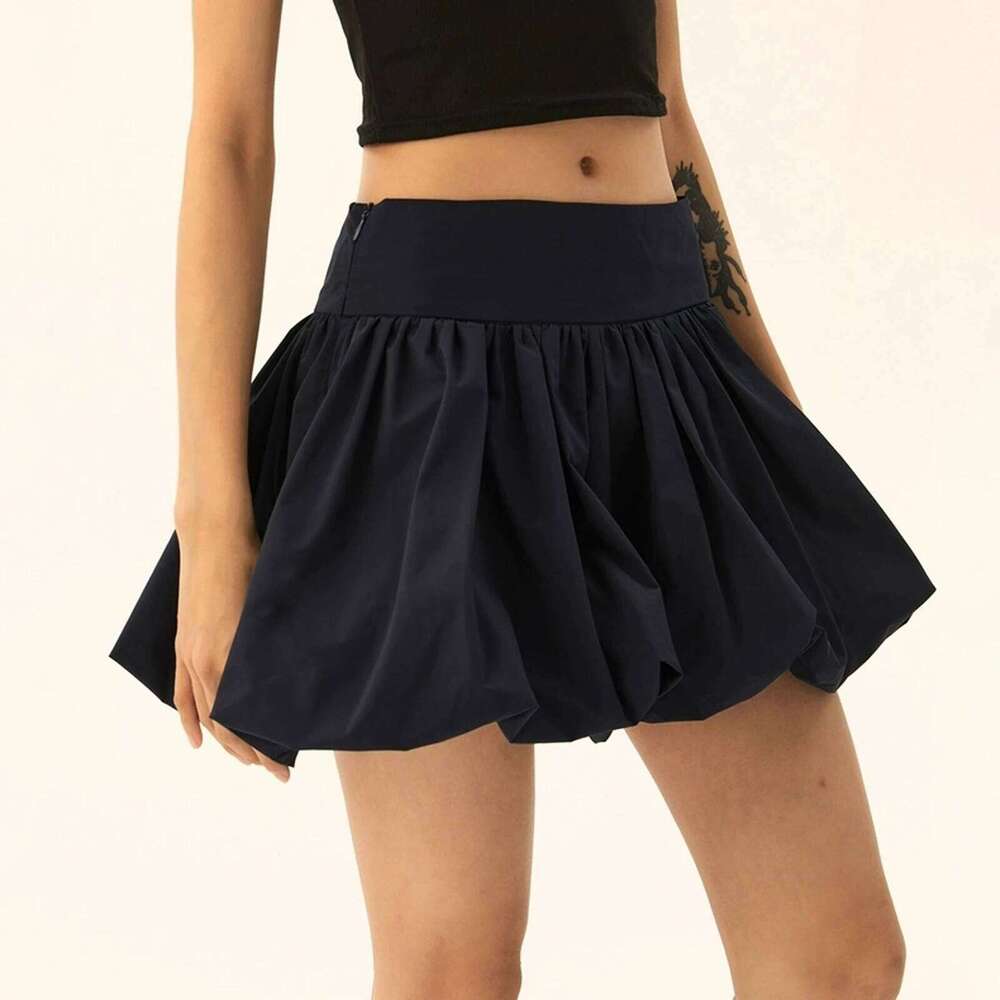 Puff Mini Skirt Cute Sexy Dress Y2K Streetwear 2024 Women Fashion Summer Clothes High Waist A-line Short Bubble Pleated Skirts Z260314