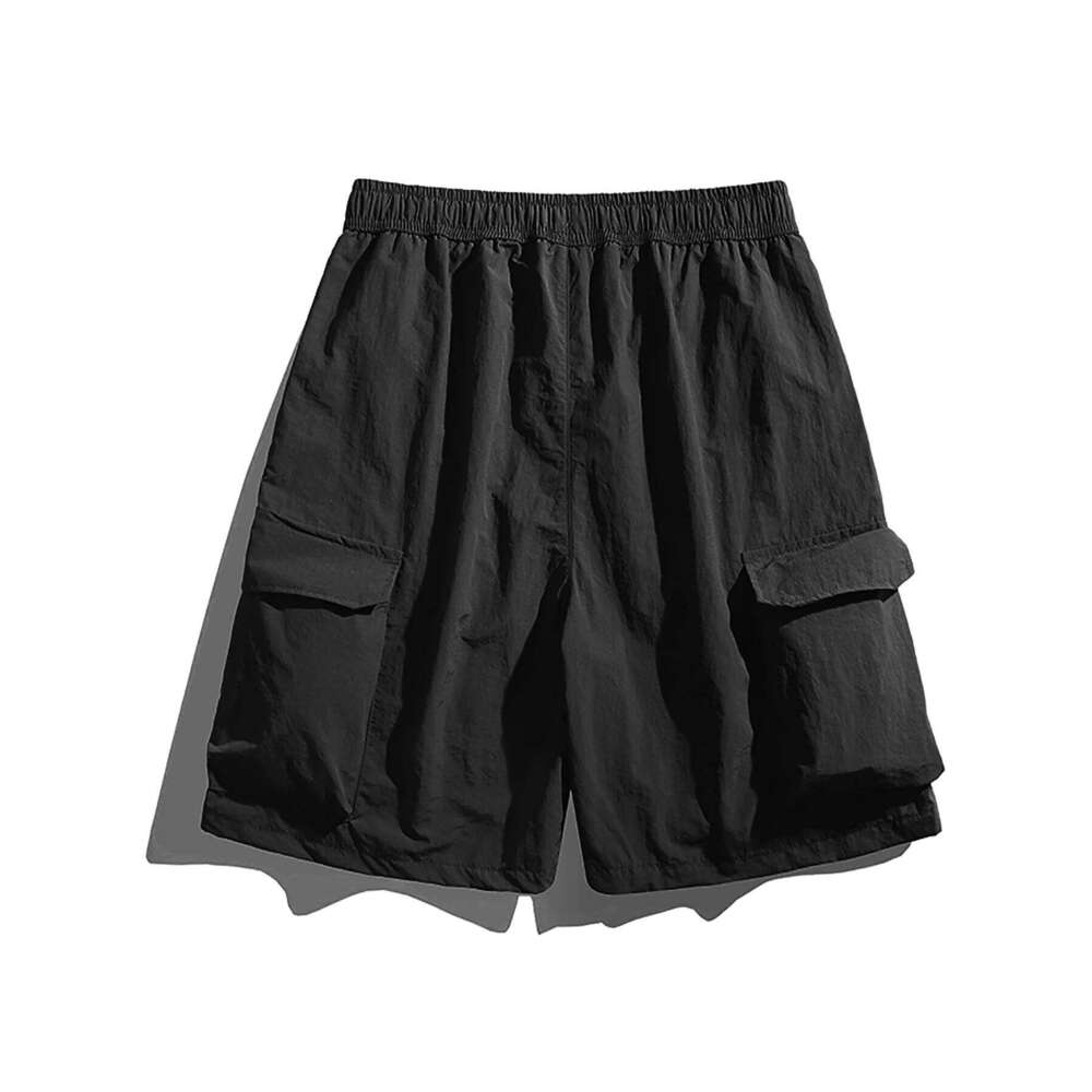 Short shorts made of ice silk with a cool feeling, quick-drying, thin, multi-pocket, loose, five-point sports casual pants for Z260314