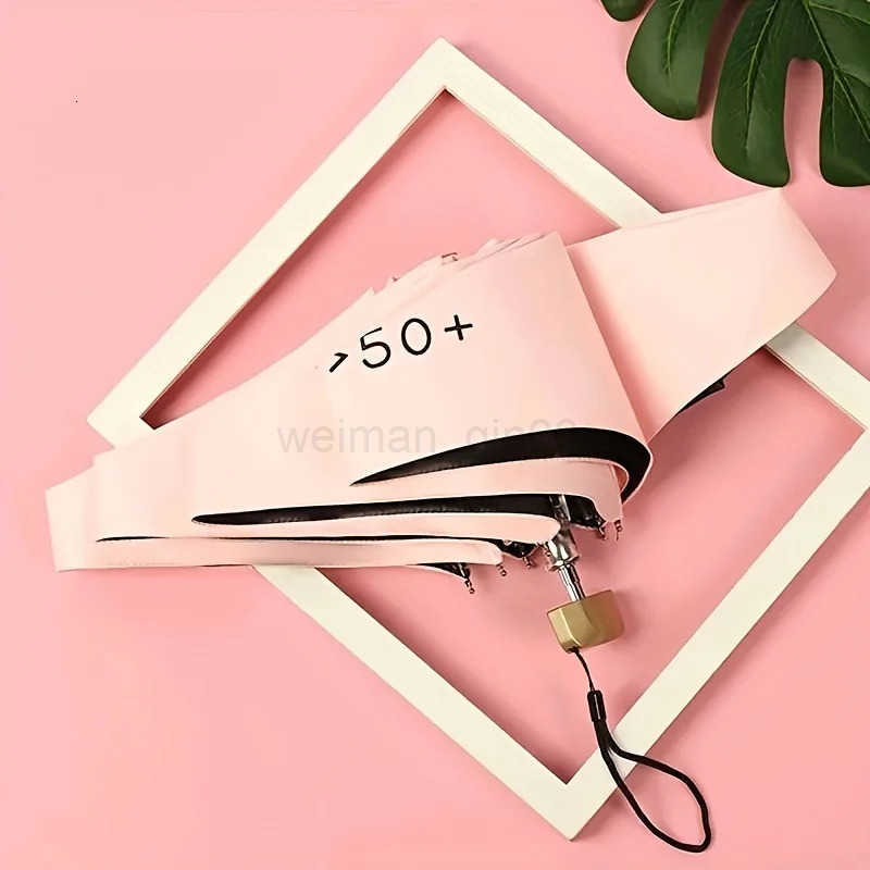 Mini five-fold umbrella sun protection sun umbrella sun protection anti-ultraviolet small and portable men and women fashion sun H260314