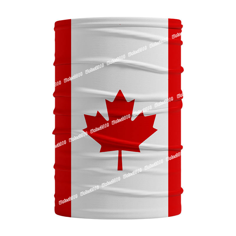 World Cup Flag Bandana Party Decoration USA Germany Qatar Multifunctional Summer Ice Silk Magic Face Mask