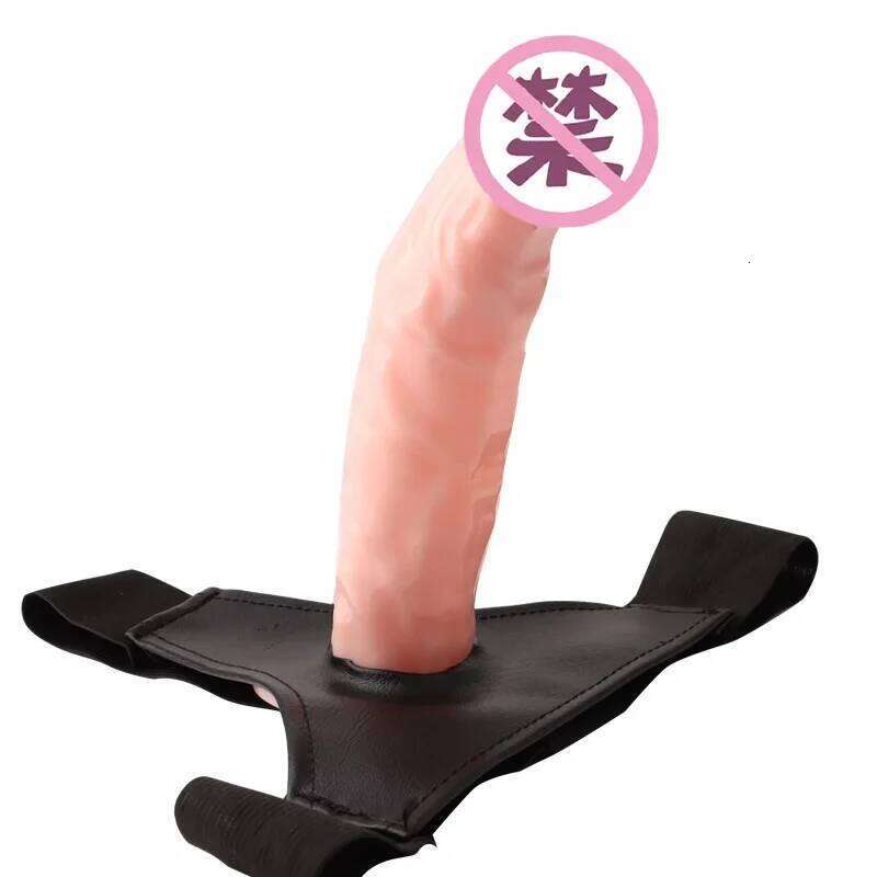 Men Strap On Panties Wearable Hollow Penis Lengthen Sleeve Strapon Dildo Pants Harness Belt for Man Sex Toys For Woman Gay 26H0314 - view 6