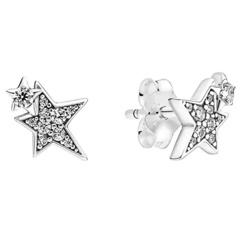 High quality 925 sterling silver women's exquisite charm sparkling starry sky charming bracelet DIY gift Z260313