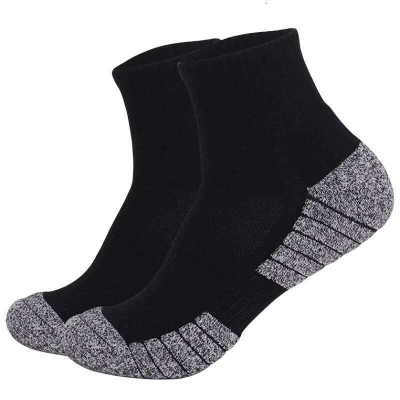 Men Women Cotton Running Thick Towel Bottom Hiking Sports Ankle-In-Tube Tennis Walking Badminton Socks Z260314