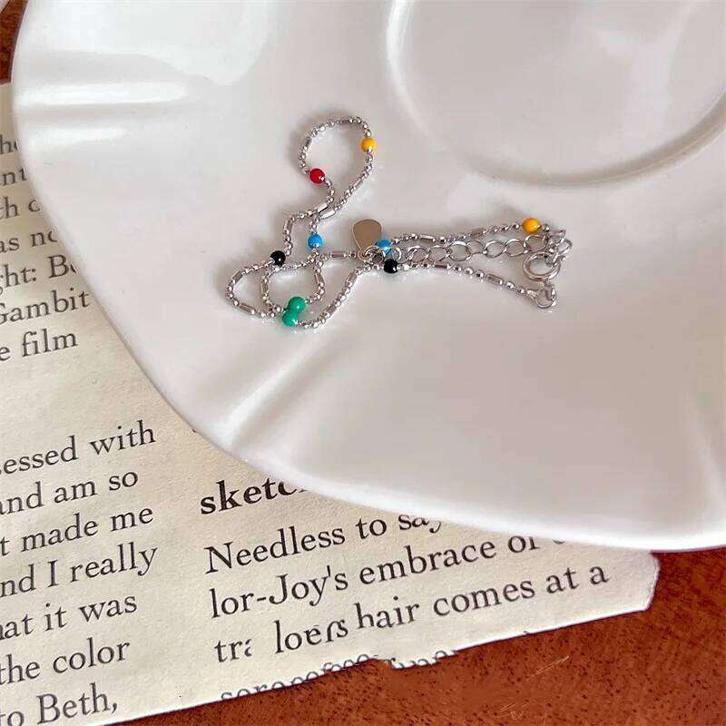 New 925 Sterling Silver Color Simple Style Charm Bracelet Set Birthday Party Gift for Women Exquisite Jewelry Z260313