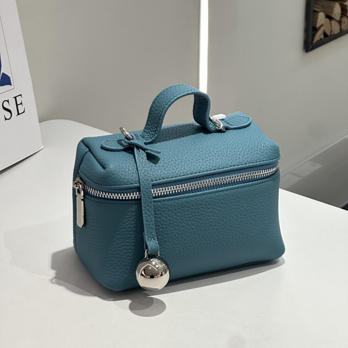 260GY227 Genuine Leather Cotton and Linen Mixed Coating Canvas Custom Pattern Letters Satchel Bag Vintage Shoulder Tote Commuter Handbag