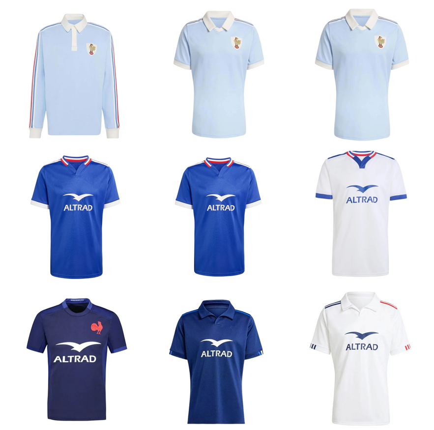 XXXL 4XL 5XL 23 24 25 26 27 France rugby jerseys 2024 2025 2026 2027 French home away rugby shirt Rugby jersey
