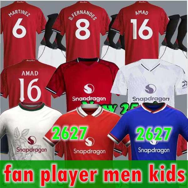 25 26 27 Manchester soccer jersey football kit shirt UTDs United stone 2026 2027 roses Special Red ManUnited ZIRKZEE MBEUMO SESKO B. FERNANDES CUNHA kids uniforms
