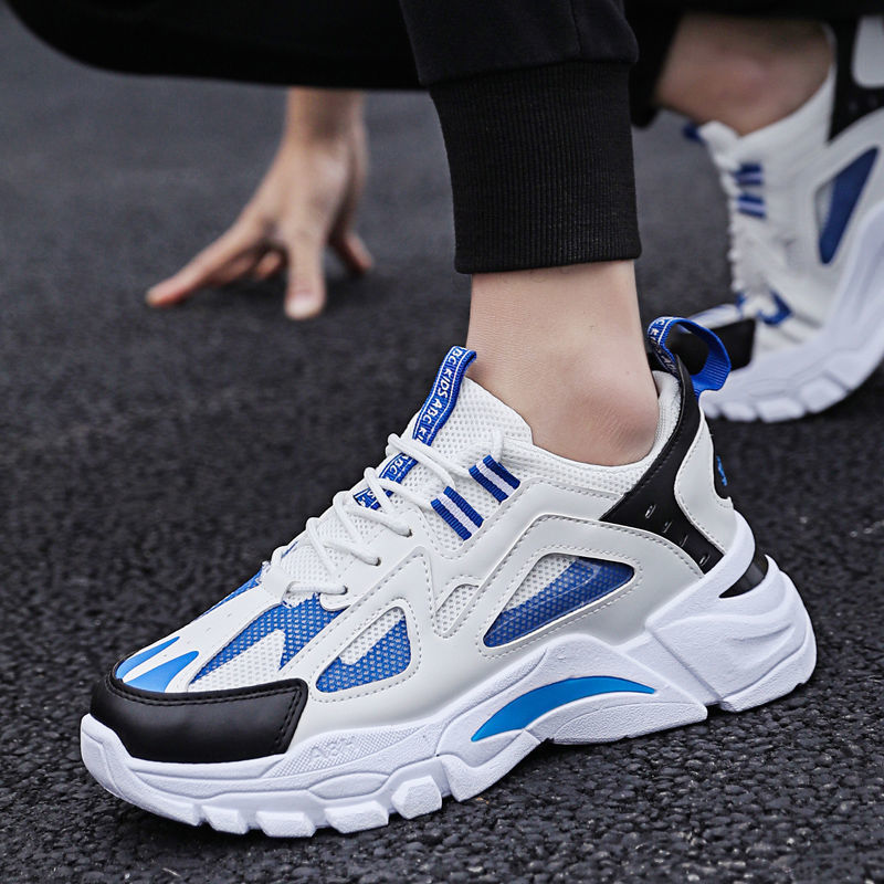 New design thick-soled sports casual shoes for cross-border trade, fashionable and breathable sports shoes, casual shoes. Free shipping. - view 5