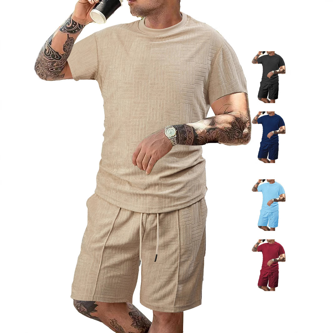 Summer New Men's Clothing European And Designer Hoodie American Casual Loose Shortsleeve Shorts Polo Sports Designer T-shirt Suit Polo Shirt