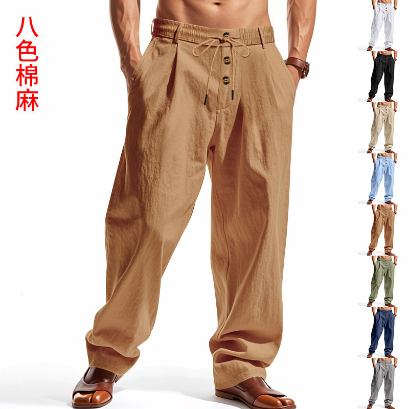 2026 European And American Spring/summer New Essentials Shorts Season Essential Shorts Men's Designer Shorts Breathable Cottonlinen Loose Casual Sports Pants
