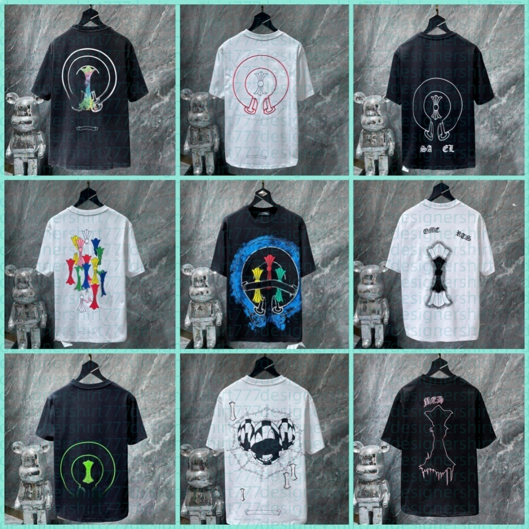 mens designer t shirt graphic tee shirts for men designer t-shirt cotton breathable streetwear black tshirt grey embroidery crew neck short sleeve tee shirt tshirts S